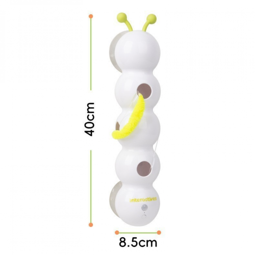 Παιχνίδι Caterpillar για γάτες, διαδραστικό έξυπνο παιχνίδι για γάτες, αυτόματα