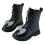 Children's Boots Single Boot British Princess Bow Zipper Short Boots 2