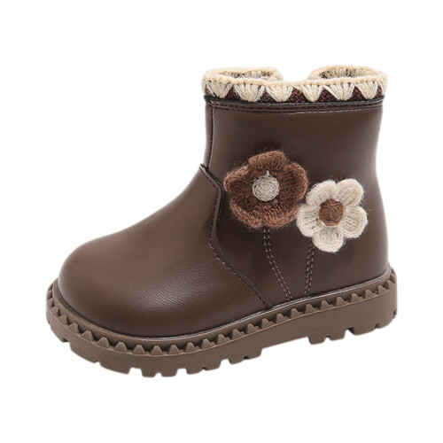 Children's Plush Cotton Boots Warm Thick Snow Boots 1
