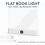 Lampe de lecture plate rechargeable à panneau LED, 3 couleurs, intensité variable 6