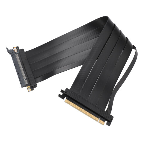 Καλώδιο PCI-E Gen4Riser με θωράκιση EMI, εύκαμπτος συντελεστής μορφής, καλώδιο 180 μοιρών, 2