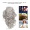 Matte Silver Long Curly Braided Wig 28.3in 72cm 4