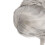 Matte Silver Long Curly Braided Wig 28.3in 72cm 6