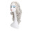 Matte Silver Long Curly Braided Wig 28.3in 72cm 12