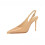Women's Leather Pointed Toe Backless High Heel Pumps 2