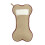 Dog Bone Burlap Christmas Stocking37x22cm 1