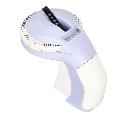 Manual Embossing Label Printer 47 Characters 3D Portable 2 Tape Rolls