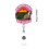 Pink Style Automatic Retractable Badge Clip - Rekey Card Holder for Work, ID & Security Access 3
