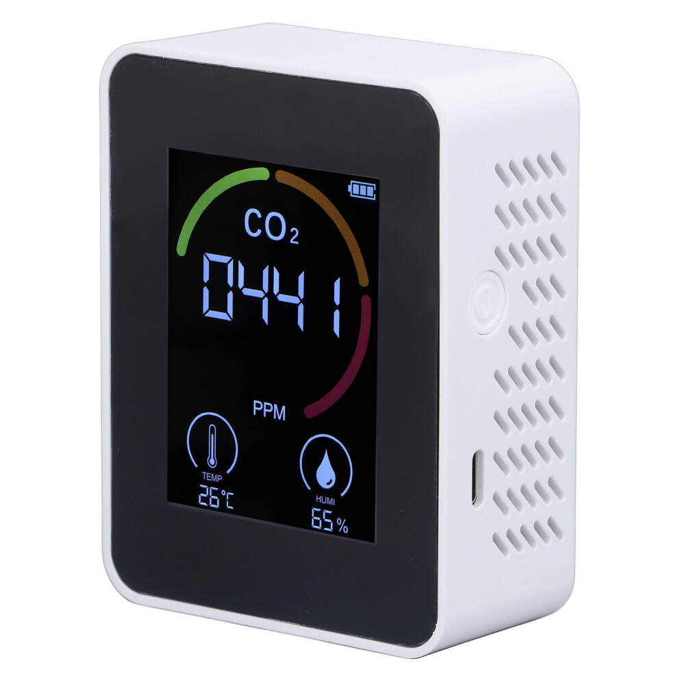 Digital Co2 Monitor With Temp & Humidity - 9X7x3.5 Cm, 1200Mah 4351390460933
