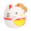 Συλλέκτης νομισμάτων Lucky Cat, παραδοσιακή λαϊκή τέχνη, σύμβολο καλής τύχης για το 4