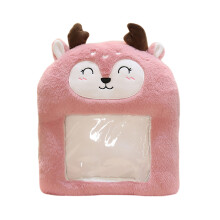 Cute Cartoon Plush Toy Ultra Rare Stuffed Animal Fuzzy Plushie Comfortable Fabric Smooth Zipper Design Fine Call Embroidery And Thicker Warm Hand