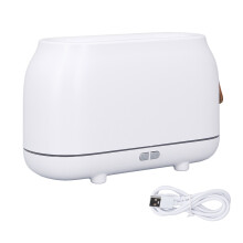 Flammeluftfukterdiffuser 180 ml USB hvit