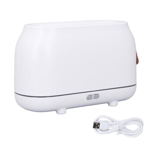 Flammeluftfukterdiffuser 180 ml USB hvit
