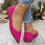 Willtoo Women's Solid Color Pointed Toe Flat Shoes 7