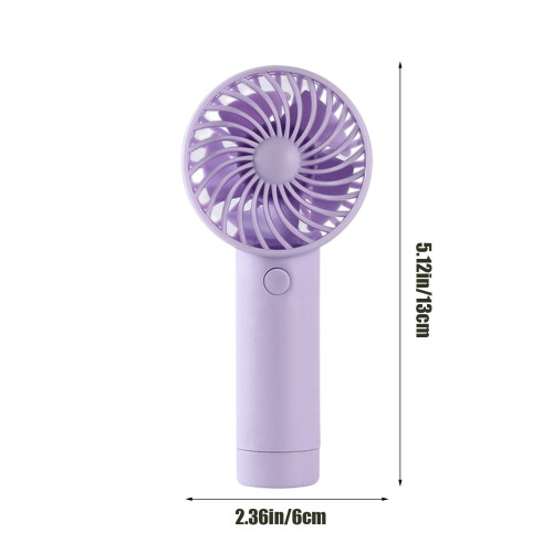 Portable Handheld Fan Three Speed USB Rechargeable Small Personal Fan 2