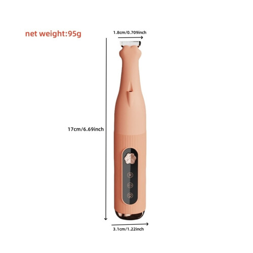 Multi-Function Pet Grooming with LED Light Wide Blade for Dogs Cats, Quiet Trimming,Cordless Using 1