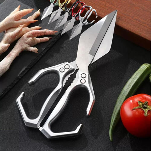 Heavy-Duty Kitchen Shears Stainless Steel 1 Pair 1