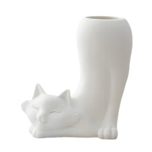 Elegant Room Decoration Animal Shaped Vase Handcrafted Ceramic Decor Porcelain Miniature Vase Versatile Plant Holder Unique Gift Ideas For All