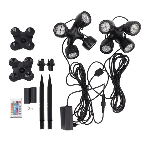 Υποβρύχιο φως πισίνας LED RGB EU Plug 16W