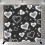 Black Heart Retro Photo Backdrop 5x3ft Polyester 5