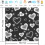 Black Heart Retro Photo Backdrop 5x3ft Polyester 2