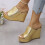 Willtoo Women's PU Platform Wedge Slides – Wide Strap 2