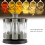 Revolving Spice Rack Organizer, Compact Space-Saving Spice Storage Brings Style and Functionality to Your Kitchen Counter 5