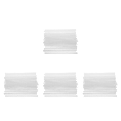 4Pièces Bâtons Plastiques Réutilisables Transparent Pour Cake Pops DIY
