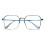 Lesebrille mit Blaulichtfilter, Retro-Rahmen, quadratisch, Mag 2