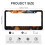 Hello Turkey Thanksgiving Flower License Plate Frames 2 PCS 3