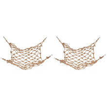 2Pcs Parrot Climbing Net Rope Material Durable Play Net
