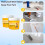 Water-Based Epoxy Floor Paint Waterproof Light Gray 2 pcs 3