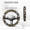 Golf Cart Steering Wheel Cover Sweat-Absorbent Dust-Proof 5