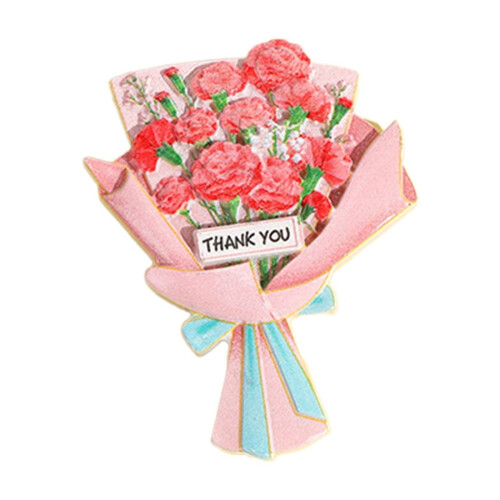 3D Flower Bouquet Fridge Magnets Decorative Set 1