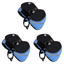 3Pcs Super-Tough Blue Dog Rucksack with Reflective Band and Harness