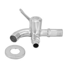 Single Lever Handle Stainless Steel Faucet For Kitchen Bathroom Fixtures Durable Practical Easy Installation G1/2Thread Universal Household Tap