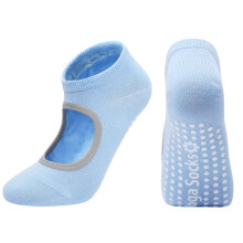 Breathable Anti-Slip Backless Yoga Socks for Women & Men, EU 35–42, Pilates/Ballet/Gym Grip Socks – Version J