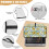 Toaster-Ofenabdeckung mit Sonnenblumenblattmuster, Leinenoptik, Polyester 7