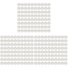1500Pcs Silver Metal Flower Bead Caps DIY Jewelry Findings End Caps