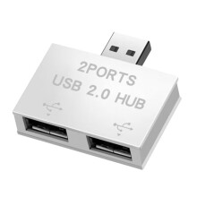USB 2.0 A Male To Double USB Female Splitter Adapter Hub For Connecting Printers