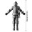 Robot cavaliere medievale con armi e scudo (1 pezzo) 2