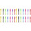 28Pcs Invisible Ink Pen Uv Marker Assorted Colors for Fun and Security 1