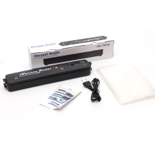 Freshness Keeping Vacuum Sealer With Washing Machine Support Structure, Fast Air Removal For Dry Moist Foods