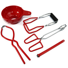 Stainless Steel Canning Tools Kit Bubble Remover For Canning Magnetic Lid Lifter Home Preserving Supplies Iron Wire Plastic Lightweight Multi-Purpose