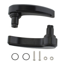 Motorcycle Saddlebag Latch Kit Premium Aluminum Alloy for Black