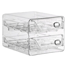 Egg Holder for Fridge Egg Container for Refrigerator Stackable Egg Storage Container Egg Fresh Storage Box for Fridge Egg Tray Egg Organizer