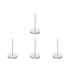 4Pièces Support Ticket Inox Argent Efficace Pour Restaurants