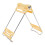 Stainless Steel Plate Lifter with Silicone Handle 1 pc 1