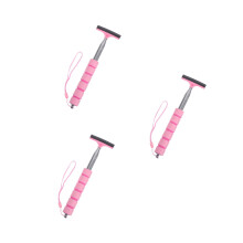 3Pièces Outil Nettoyage Rétroviseur Rose Extensible Efficace
