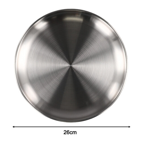 Stainless Steel Dinner Plates Lunch Plates Breakfast Plates 1